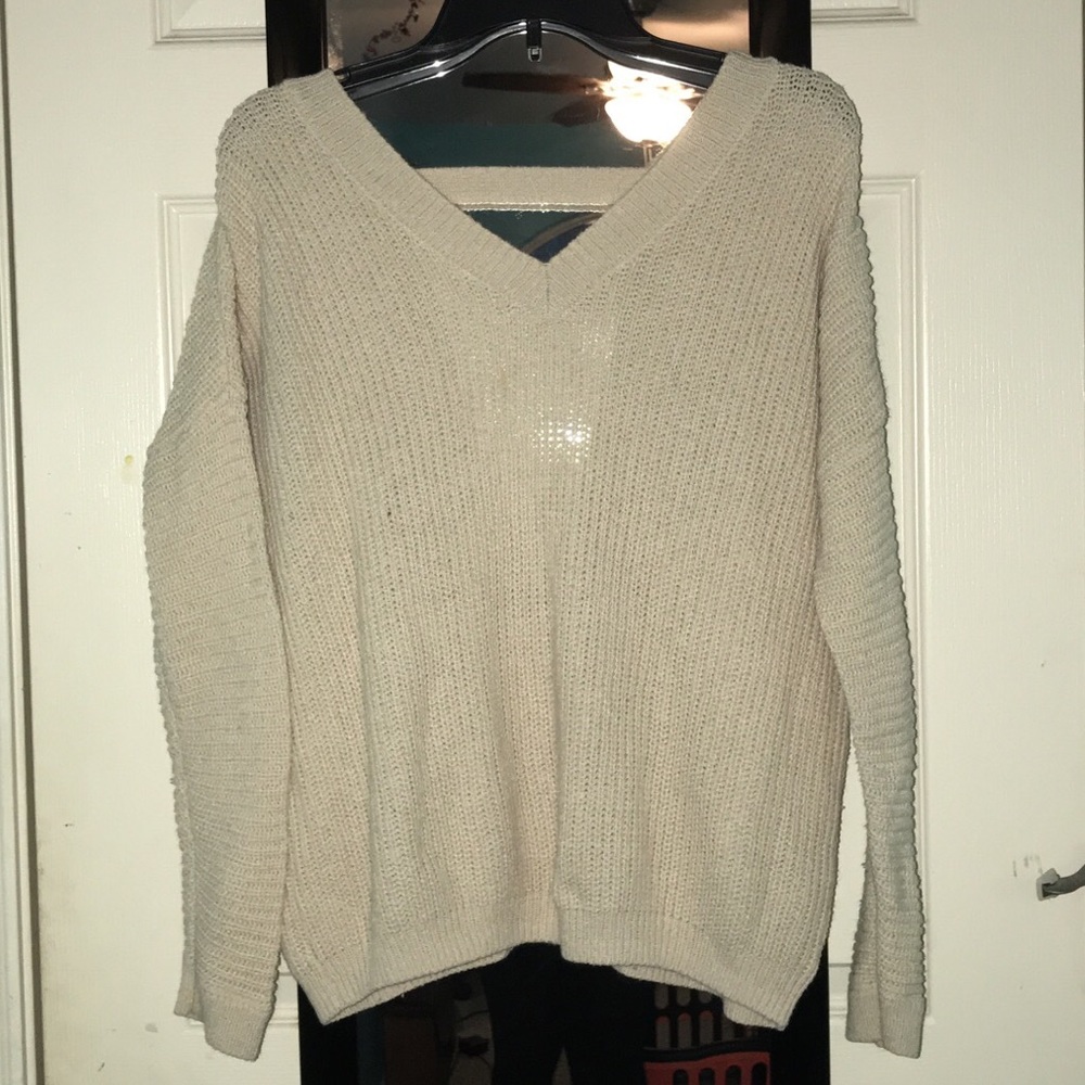 V back sweater